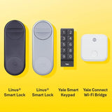Cylindre Ajustable Linus - YALE - 05/501000/SN - Tous types de porte compatible avec la serrure connectée Linus
