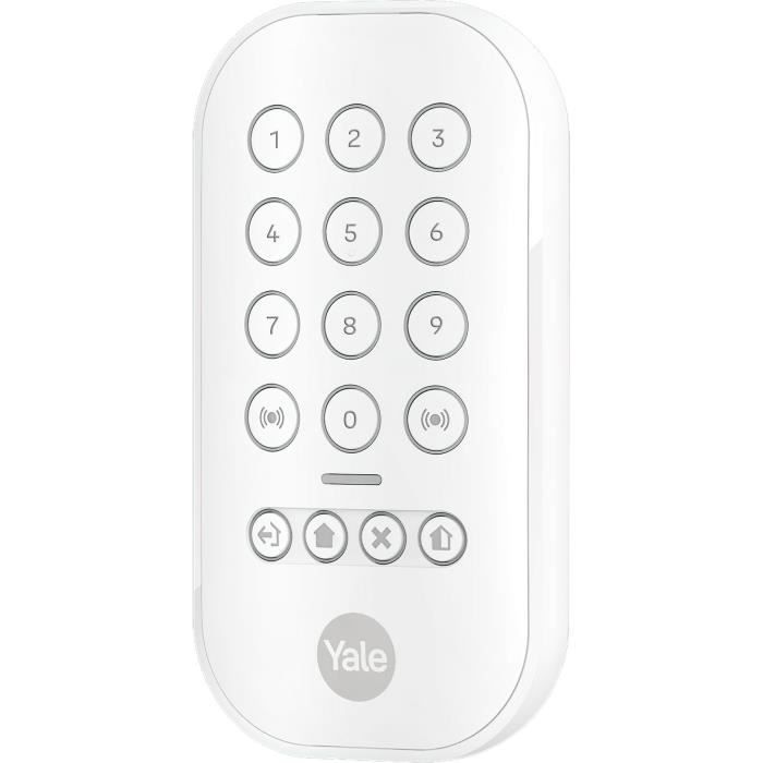 Clavier - YALE - Pour alarme intelligente - Jusqu'a 4 zones de votre maison