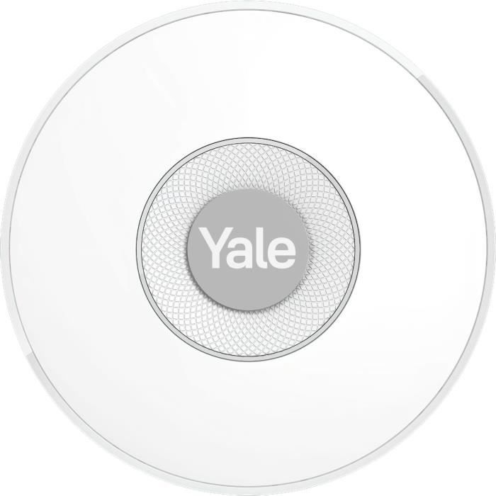 Sirene intérieure - YALE - Pour alarme intelligente - Jusqu'a 85 dB - LED intégrée clignotante