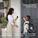 Clavier connecté - YALE - Biométrique - Jusqu'a 10 utilisateurs sur le clavier