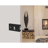 Serrure en applique horizontale a fouillot - YALE - YAH36D - Kaki - 2 Clés - Version Droite