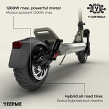 Trottinette Èlectrique - YEEP.ME - DAKAR 100S SUV CROSS - Roues 10 - 1200W - 48V - Autonomie 50km - Triple phare et clignotants