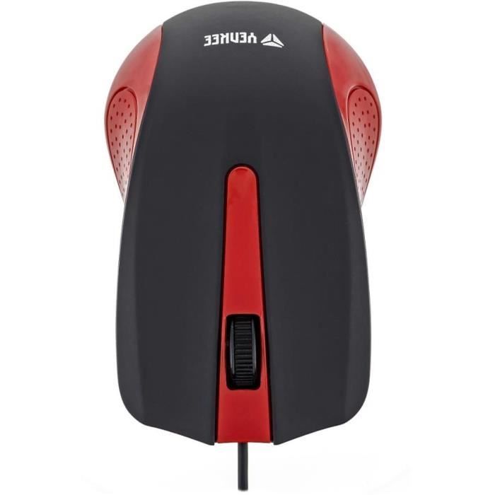 Souris - ROUGE SUVA - YENKEE - YMS 1015RD