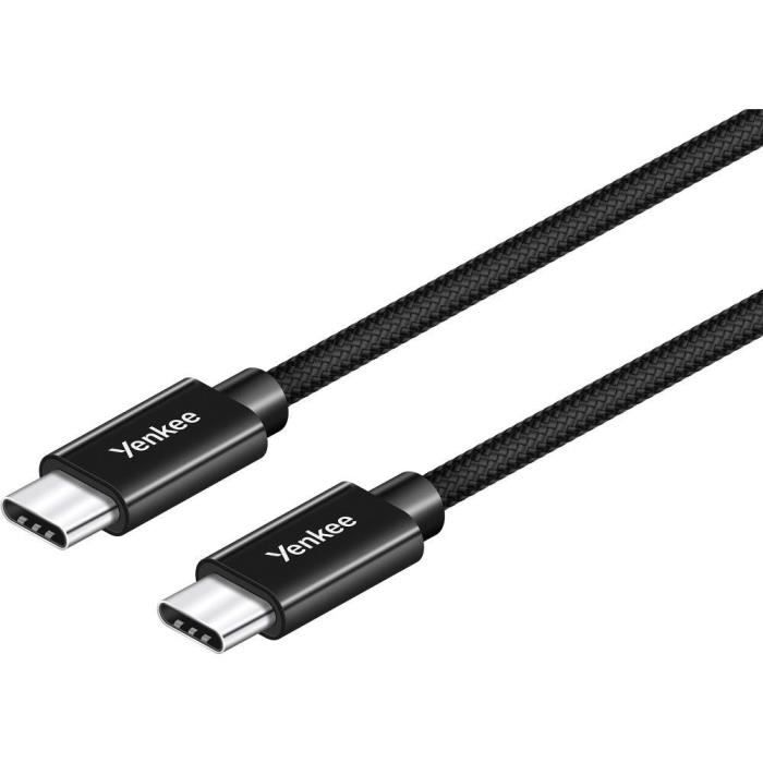 Câble USB-C 0,2 m - YENKEE - YCU C02 BK