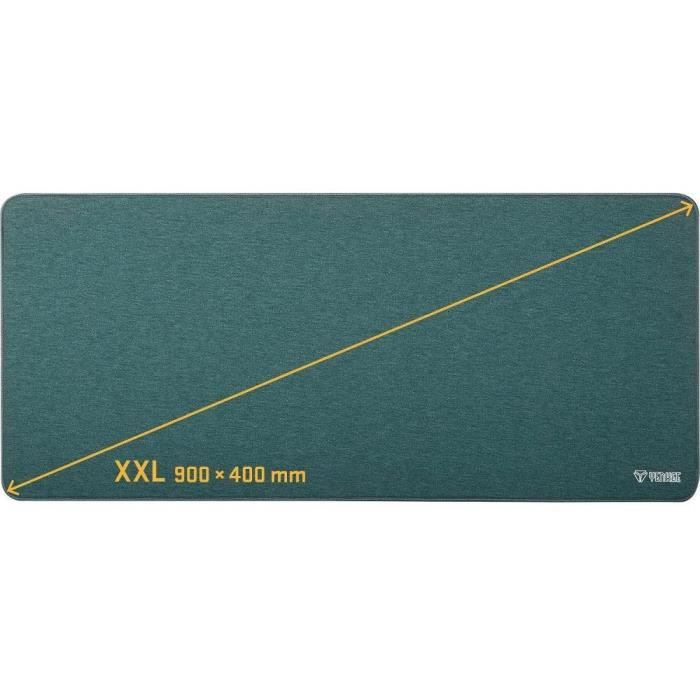 Tapis de souris de bureau XXL - YENKEE - YPM 9040GN