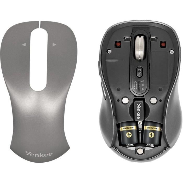 Souris sans fil rechargeable - Gyro - YENKEE - YMS 2010SR