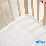 Yoopidoo - Matelas BÈbÈ ClimatisÈ - 60x120 cm - 1 face …tÈ fraÓche / 1 face Hiver ouatinÈe - Sans Traitement chimique