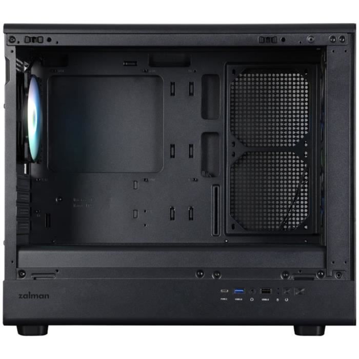 Boitier sans alimentation - ZALMAN M5 ARGB - Mini tour - Format M-ATX - Noir