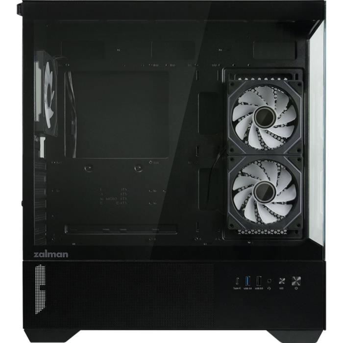 Boitier sans alimentation - ZALMAN CHRONIX - Moyen tour - Format ATX - Noir