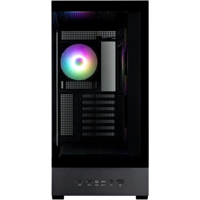Boitier sans alimentation - ZALMAN P40 DS - Moyen tour - Format ATX - Noir