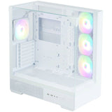 Boitier sans alimentation - ZALMAN P40 Prism Plus - Moyen tour - Format ATX - Blanc