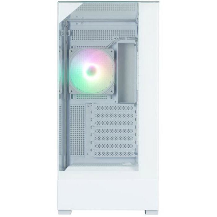 Boitier sans alimentation - ZALMAN P40 Prism Plus - Moyen tour - Format ATX - Blanc