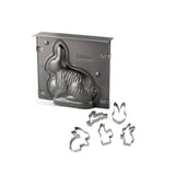 Ensemble de moule lapin de P‚ques 3D et 5 emporte-pieces lapin - ZENKER