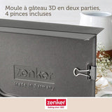 Ensemble de moule lapin de P‚ques 3D et 5 emporte-pieces lapin - ZENKER