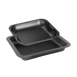 Ensemble de 2 plats de cuisson four rectangulaires - ZENKER - Special Cooking - 37 x 27 et 28 x 23 cm