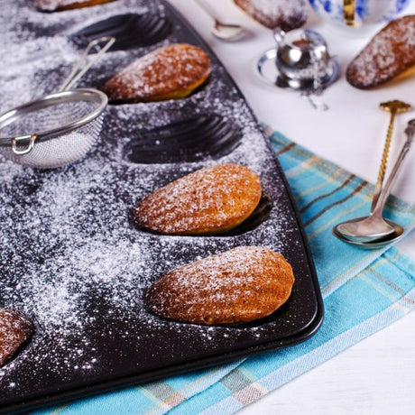 Lot de 2 moules a madeleines 12 empreintes - ZENKER - Spécial Countries