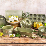 Ensemble de 3 moules a gâteaux - ZENKER - Green Vision - 18 a 30 cm