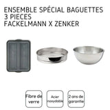 Ensemble 3 ustensiles spécial baguette - ZENKER