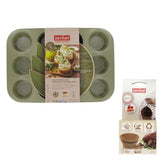 Ensemble 2 pieces spécial muffins - ZENKER - 1 moule 12 empreintes et 40 moules en papier bio