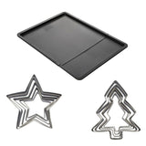 Ensemble avec plaque a pâtisserie extensible et 10 emporte-pieces - ZENKER