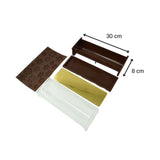 Moule a bûche de Noël - ZENKER - Avec insert + plaque motif flocon de neige - 30 x 8 cm