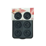 Moule 6 donuts - ZENKER - 36 x 26 cm - Silicone fibre de verre - Noir