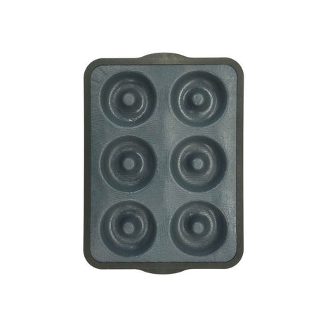 Moule 6 donuts - ZENKER - 36 x 26 cm - Silicone fibre de verre - Noir
