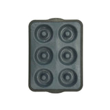 Moule 6 donuts - ZENKER - 36 x 26 cm - Silicone fibre de verre - Noir