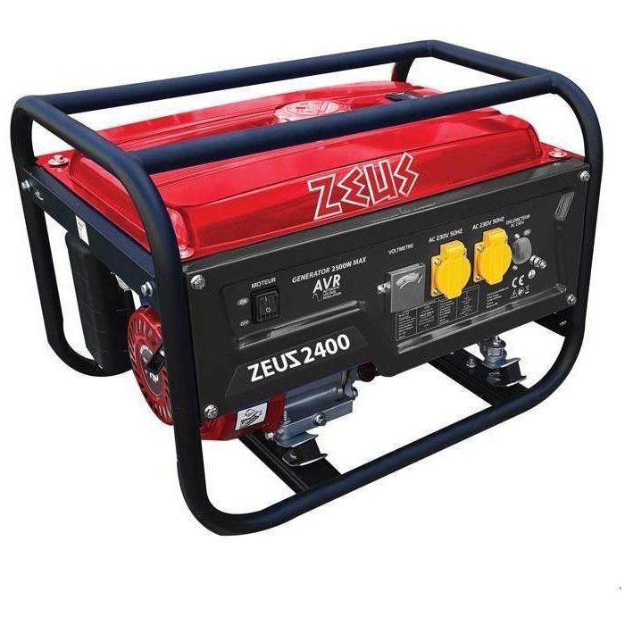 Groupe électrogčne essence - ZEUZ - ZEUZ2400 - 2400 W - AVR - Réservoir 15 L - Démarrage manuel