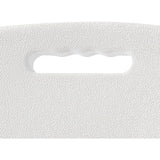 Lot de 2 chaises de réception pliantes - TERRANOVA - 48x44,5xH86 cm - Structure en acier et assise en Polyéthylene PEHD - Blanc