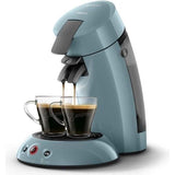 Machine a cafÈ dosette SENSEO ORGINAL Philips HD6553/21, Booster d'arÙmes, Crema plus, 1 ou 2 tasses, Bleu Gris