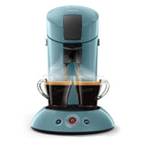 Machine a cafÈ dosette SENSEO ORGINAL Philips HD6553/21, Booster d'arÙmes, Crema plus, 1 ou 2 tasses, Bleu Gris