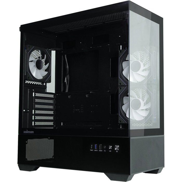 Boitier PC sans alimentation - ZALMAN CHRONIX V2 - ZM-CHROV2BK - Moyen tour - Format ATX - Noir