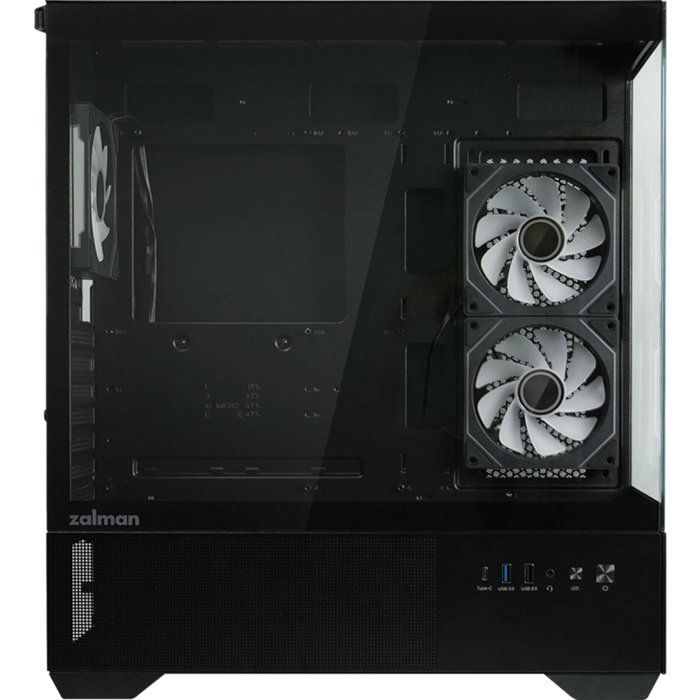 Boitier PC sans alimentation - ZALMAN CHRONIX V2 - ZM-CHROV2BK - Moyen tour - Format ATX - Noir