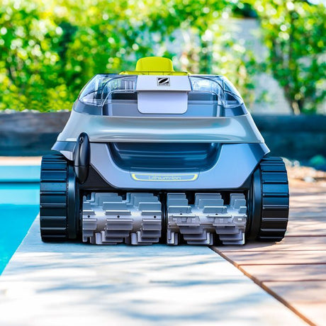 Robot de piscine - ZODIAC - CNX-Li 5220 iQ - Fond et parois et ligne d'eau - Piscines jusqu'a 10 x 5 m - 1 cycle complet 2h