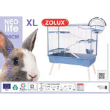 Cage rongeur surélevée - ZOLUX - Néolife - 3 étages pour lapin - 99 x 54 x 114 cm - Bleu