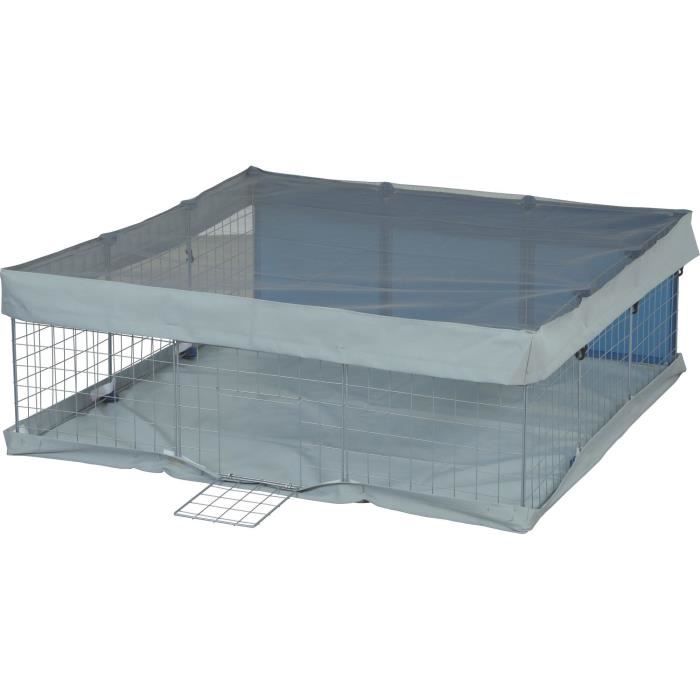 Enclos modulable - ZOLUX - Neo park - Parc pour petits animaux - Cochin d'inde - 105X105X35 - 1,10 m²
