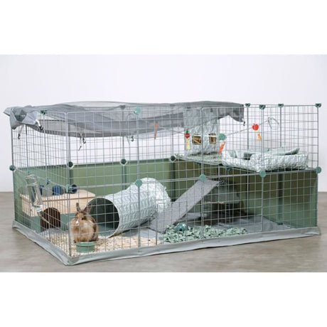 Enclos modulable - ZOLUX - Neo park - Parc pour petits animaux - Lapins - 140X105X70 - 1,84 m˛
