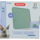 Kit extension pour enclos modulable - ZOLUX - Neo Park - Lapin - 4 panneaux pleins
