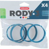 Connecteurs pour cage rongeur Rody3 - ZOLUX - Roylounge - Bleu - 4 pieces