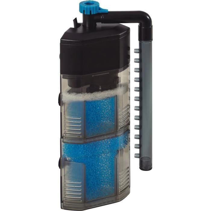 Filtre intérieur d'angle - Zolux - Pour aquarium de 40 a 80 L - Débit de 300 L/h - 5W