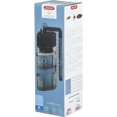 Filtre intérieur - ZOLUX - Corner 160 - 12 W - Débit réglable - Pour aquariums 120 a 160 L