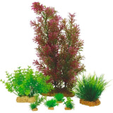 Plantes artificielles pour aquarium - ZOLUX - Plantkit - Taille M - Lot de 7