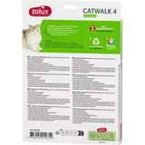 Chatiere 4 positions - ZOLUX - L20 x H25 cm - Pour porte bois, PVC, métal - Catwalk - Marron