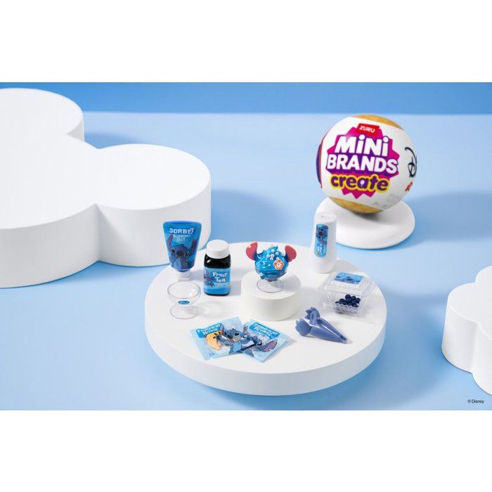 Capsule surprise - Figurine - ZURU - Mini Brands Create Disney Snacks - Modele aléatoire - Des 8 ans