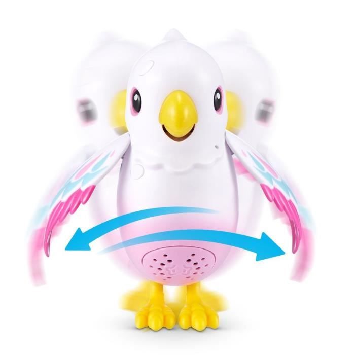Oiseau interactif - PETS ALIVE - Polly Magic Bird - Réagit au toucher - Chante et bouge - a partir de 3 ans