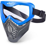 Accessoire - ZURU - X-SHOT Excel Blue Mask - Masque réglable - Design stylé - Ventilation intégrée