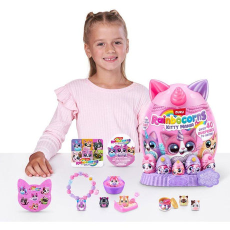 oeuf surprise - Peluche - ZURU - Rainbocorns KittyMania - Modele aléatoire - Des 3 ans