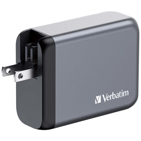 Chargeur secteur Verbatim GNC 2x ports USB-A + 2x ports USB-C 100W (Noir)