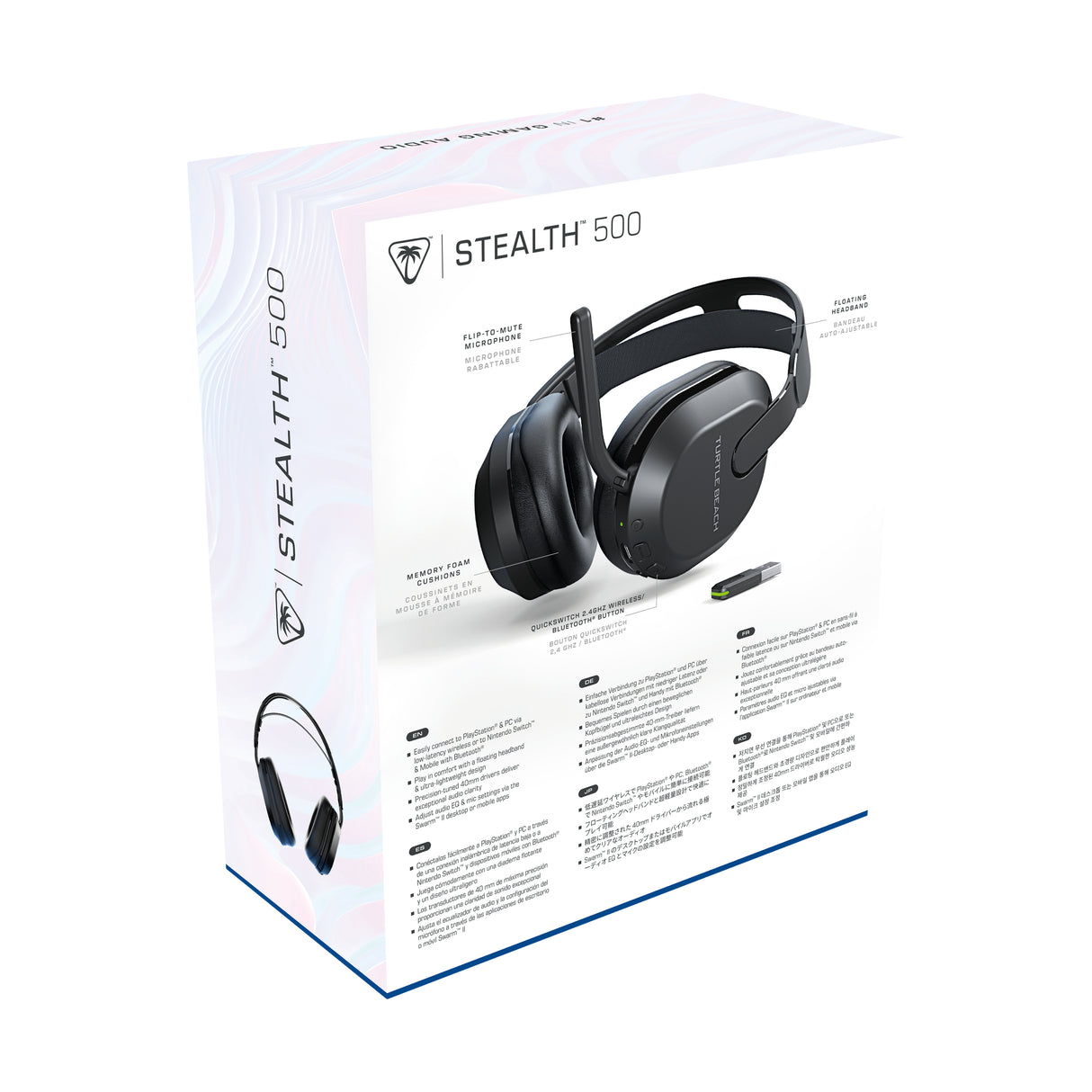 Casque de gaming sans fil - TURTLE BEACH - Stealth™ 500 PS - Noir